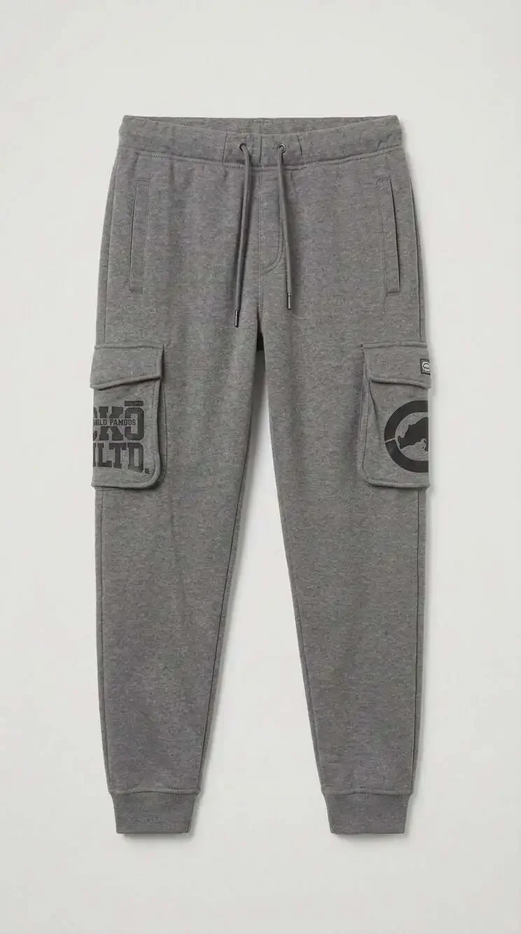 Ecko Unltd. World Famous Graphic Fleece Cargo Joggers